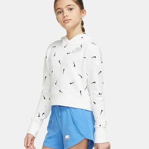 Nike Girls' Sportswear Swooshfetti Pullover Hoodie